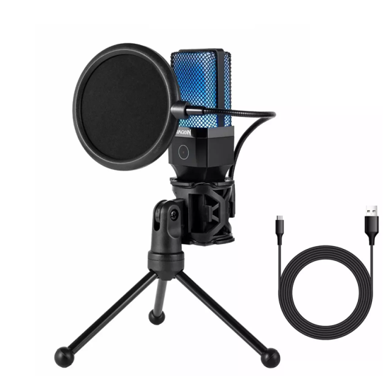 Redragon ADNE GM212 USB Streaming Microphone - Black